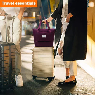 Foldable Large Capacity Travelling Bag – Lightweight & Space-Saving Travel Essential