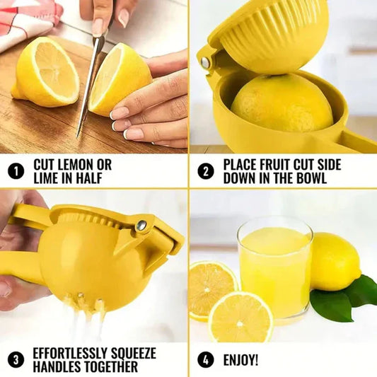 Manual Lemon Lime Squeezer – Easy Handheld Citrus Juicer