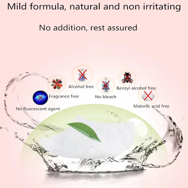 Mini Packs Cleaning Wet Wipes – Total 64 (8 Packets X 8 Sheets) Pocket-Sized Tissue Set
