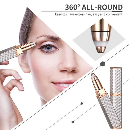 Imported – 2 in 1 Eyebrow & Facial Hair Removal Trimmer for Women