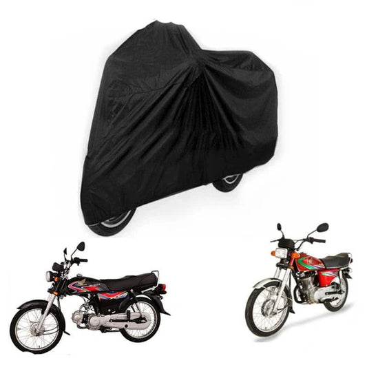 Premium Motorcycle Parachute Top Cover for CD 70, Waterproof Bike Top Protection Cover