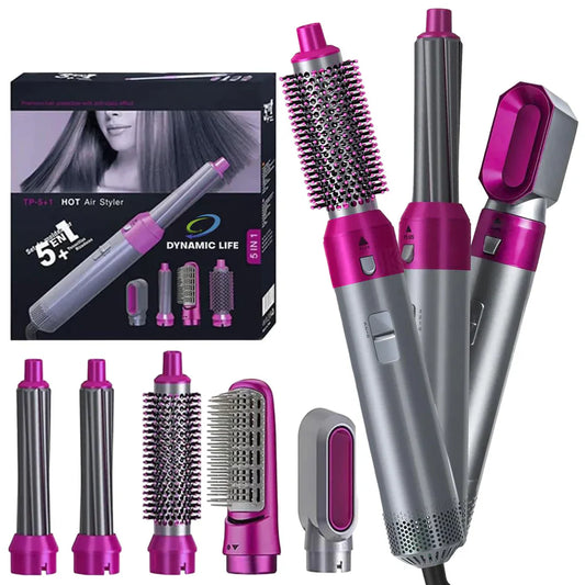 Hair Dryer 5-in-1 Multifunctional Styling Kit – Professional Hot Air Brush & Volumizer