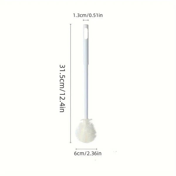 Long Handle Silicone Bottle Cleaning Brush – Flexible & Durable Scrubber