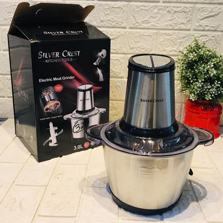 Silver Crest Electric Meat & Vegetables Chopper – 3 Litre Bowl Capacity