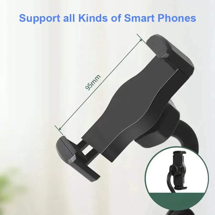 Premium Telescopic Mobile Tripod Stand – Adjustable Phone Holder | Portable Selfie Tripod with Universal Bracket