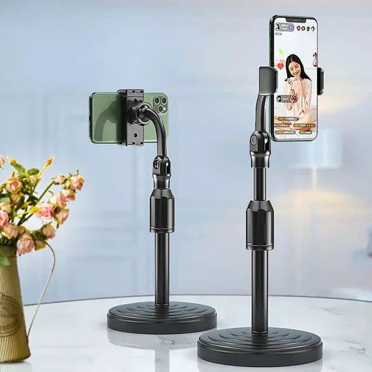 Premium Telescopic Mobile Tripod Stand – Adjustable Phone Holder | Portable Selfie Tripod with Universal Bracket