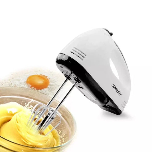 7-Speed Scarlett Electric Hand Mixer & Beater – Powerful Baking & Coffee Beater Machine in Pakistan