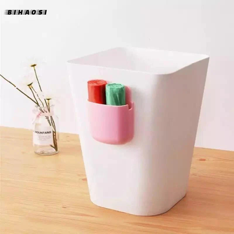 Self-Adhesive White Remote Control Storage Box – Wall Mounted Mobile Holder & Phone Charging Station in Pakistan