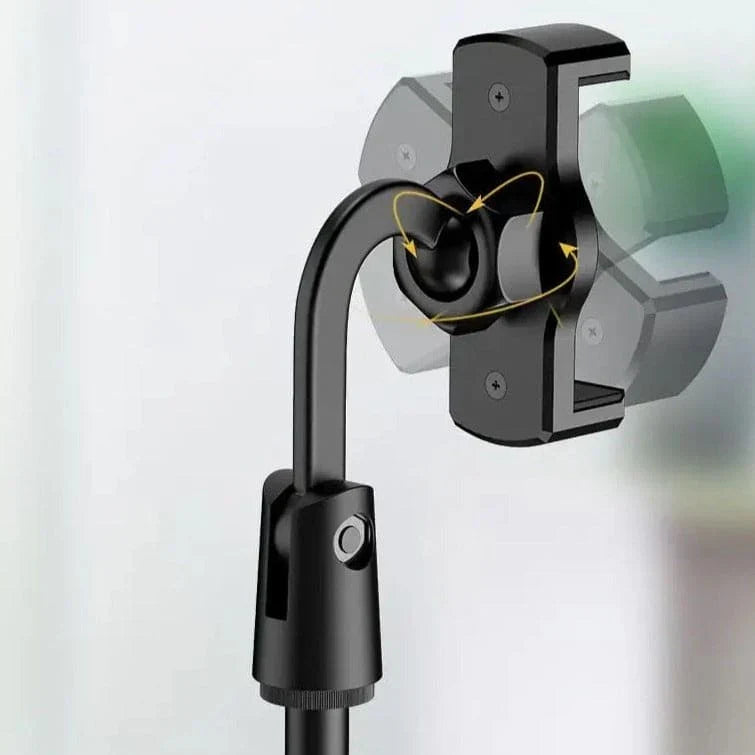 Premium Telescopic Mobile Tripod Stand – Adjustable Phone Holder | Portable Selfie Tripod with Universal Bracket