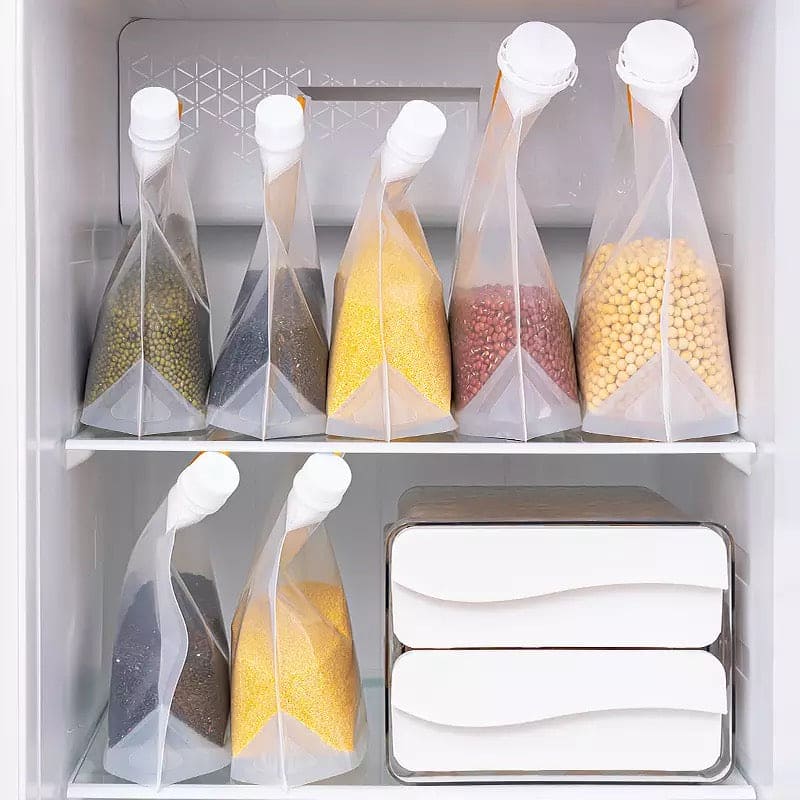 Sealed Storage Bags – Portable Transparent Food & Grain Storage Bags (2.5L & 5L)