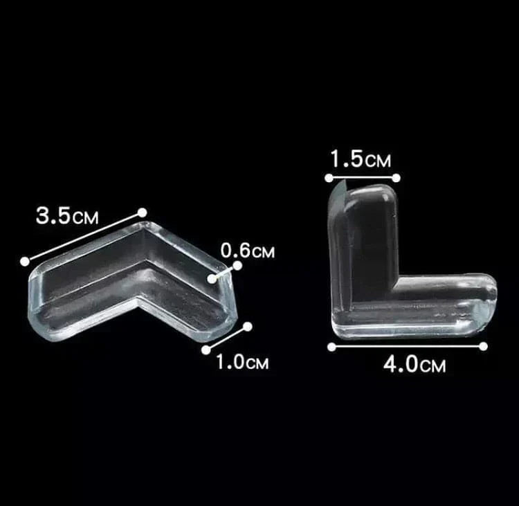 Set of 4 Baby Silicone Table Corner Protectors – Safety Bumper Guards