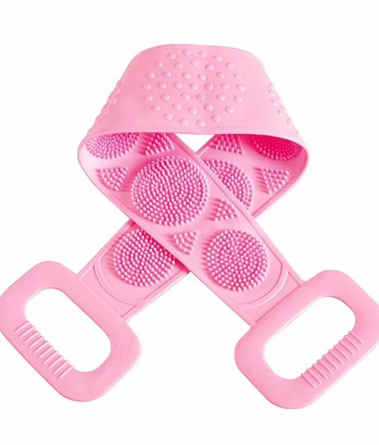 Silicone Back Scrubbing Belt – Double-Sided Exfoliating Body Scrubber