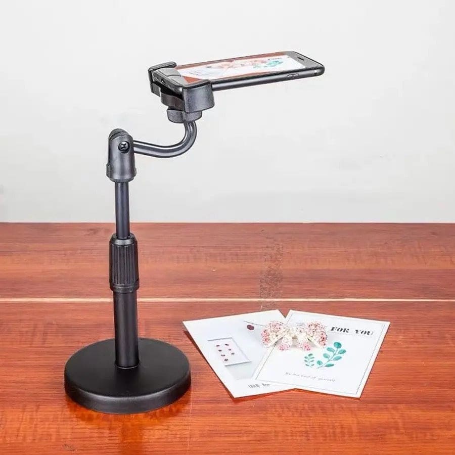 Premium Telescopic Mobile Tripod Stand – Adjustable Phone Holder | Portable Selfie Tripod with Universal Bracket