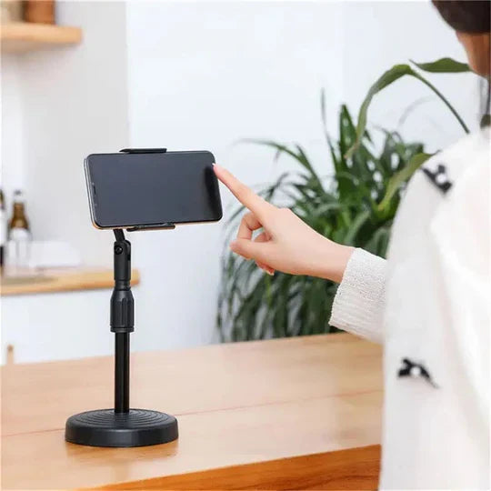 Premium Telescopic Mobile Tripod Stand – Adjustable Phone Holder | Portable Selfie Tripod with Universal Bracket