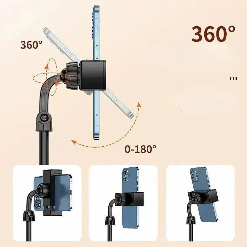 Premium Telescopic Mobile Tripod Stand – Adjustable Phone Holder | Portable Selfie Tripod with Universal Bracket