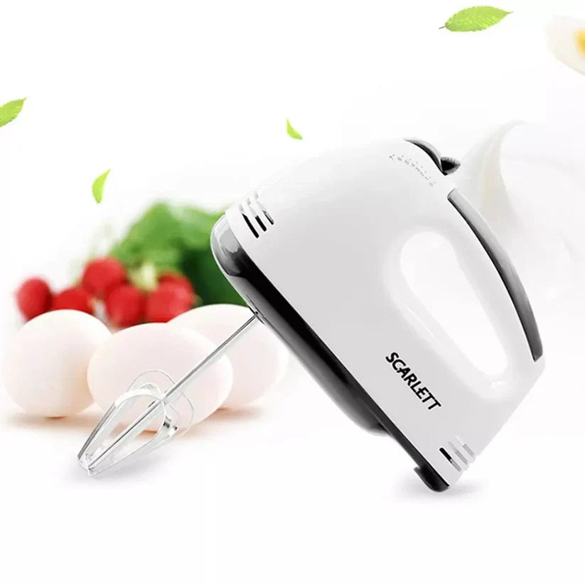 7-Speed Scarlett Electric Hand Mixer & Beater – Powerful Baking & Coffee Beater Machine in Pakistan