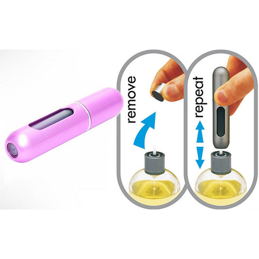 Portable Mini Refillable Perfume Spray Bottle – Travel Size Atomizer