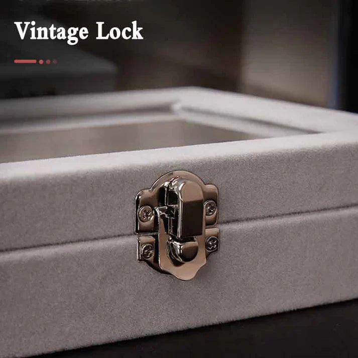 Portable Velvet Jewelry Box – Ring & Earring Display Organizer