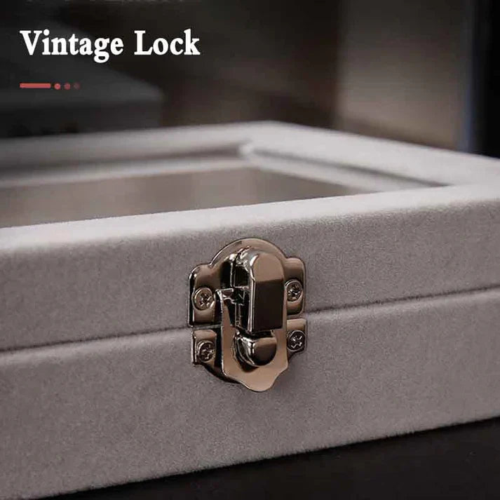 Portable Velvet Jewelry Box – Ring & Earring Display Organizer