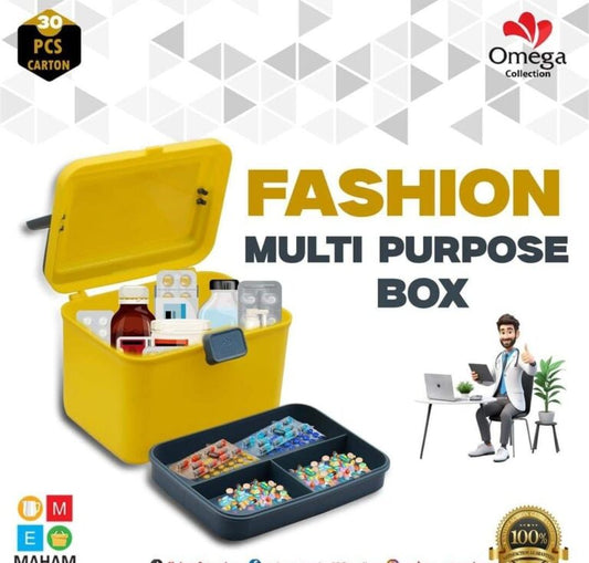 Premium Multi-Purpose Big Storage Box – High-Quality Plastic Organizer for Clothes, Toys & Household Use in Pakistan