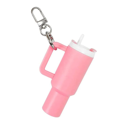 New Mini Stanley Keychain – Colorful Mini Tumbler Keychain for Handbags, Backpacks & Gifts
