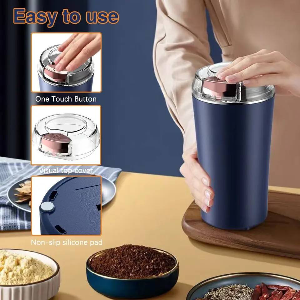 Imported Portable Mini Electric Metal Grinder – Powerful Kitchen Hand Grinder