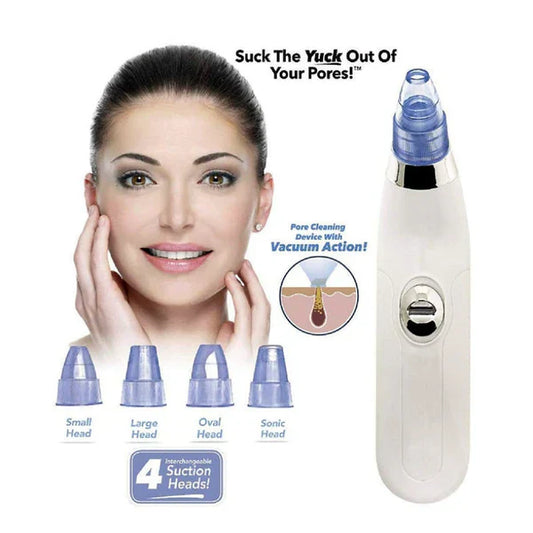 4-in-1 Vacuum Derma Suction Pore Cleaner – Blackhead Remover & Facial Skin Care Device