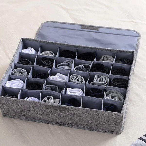 Foldable Closet Drawer Divider – Underwear & Socks Storage Organizer