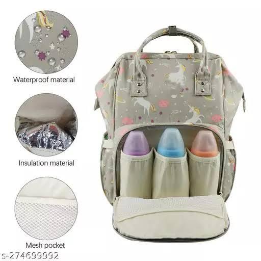 Travel Mummy Diaper Bag – Large Capacity Maternity Nappy Backpack for Moms