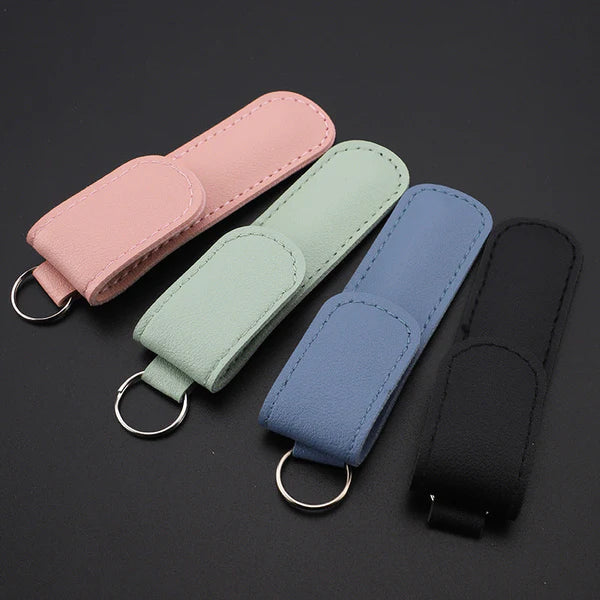 6PCS Ear Pick Cleaning Tools Set in Leather Case – Stainless Steel Reusable Kit