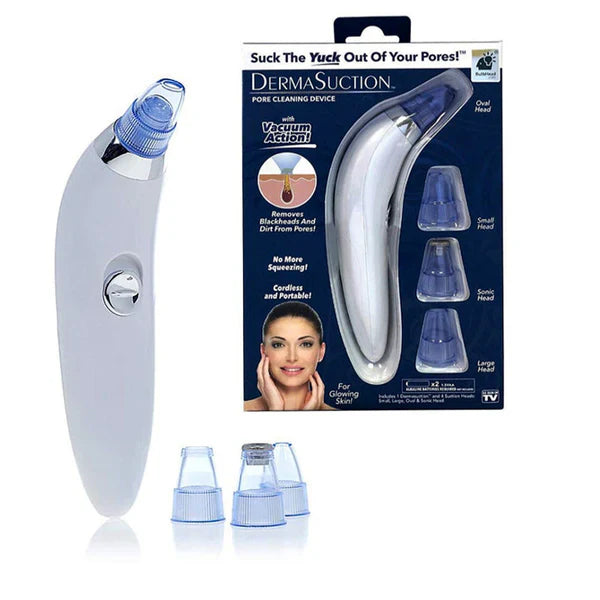 4-in-1 Vacuum Derma Suction Pore Cleaner – Blackhead Remover & Facial Skin Care Device