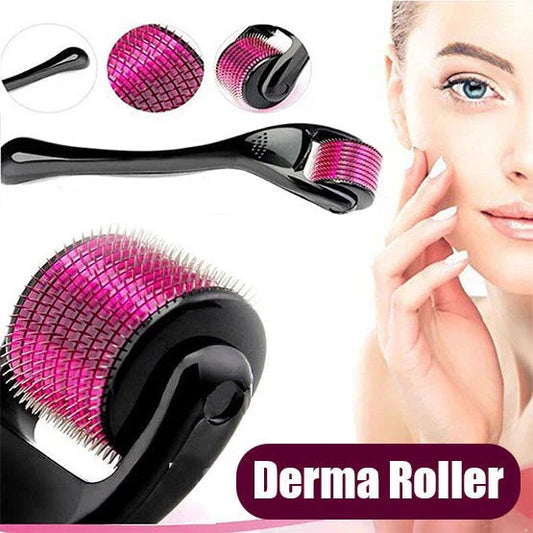 (High Quality) Derma Roller 0.5mm – Skin Therapy Micro-Needle 540 for Acne Scars, Wrinkles, Stretch Marks & Pores