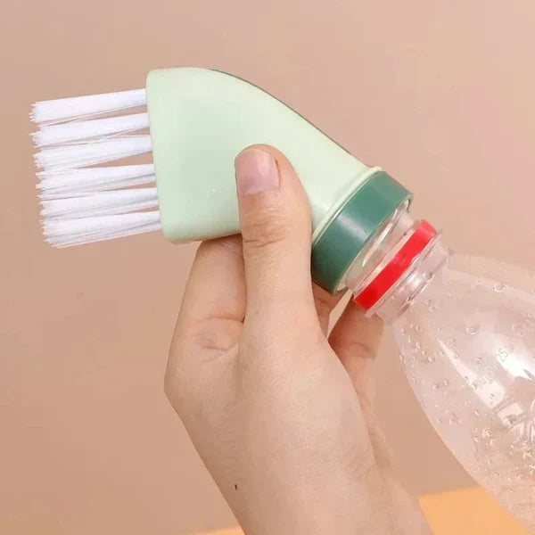 2 in 1 Bottle Cap Brush – Multipurpose Cleaning Tool for Lids & Bottlenecks