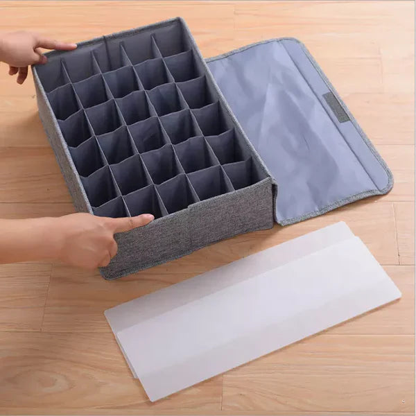 Foldable Closet Drawer Divider – Underwear & Socks Storage Organizer