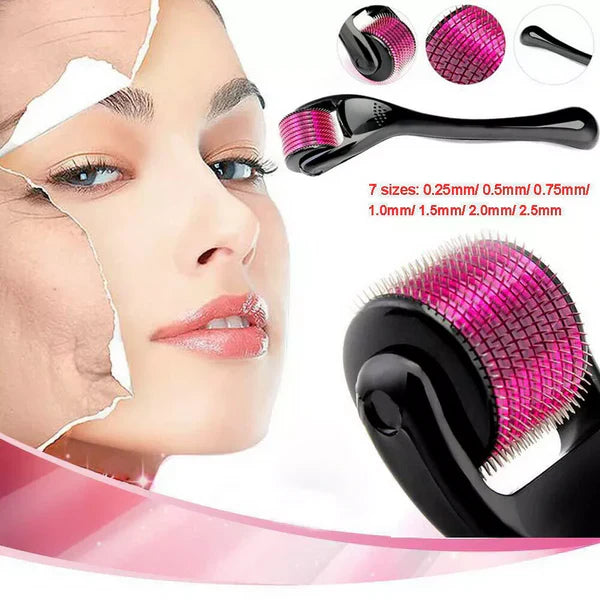 (High Quality) Derma Roller 0.5mm – Skin Therapy Micro-Needle 540 for Acne Scars, Wrinkles, Stretch Marks & Pores