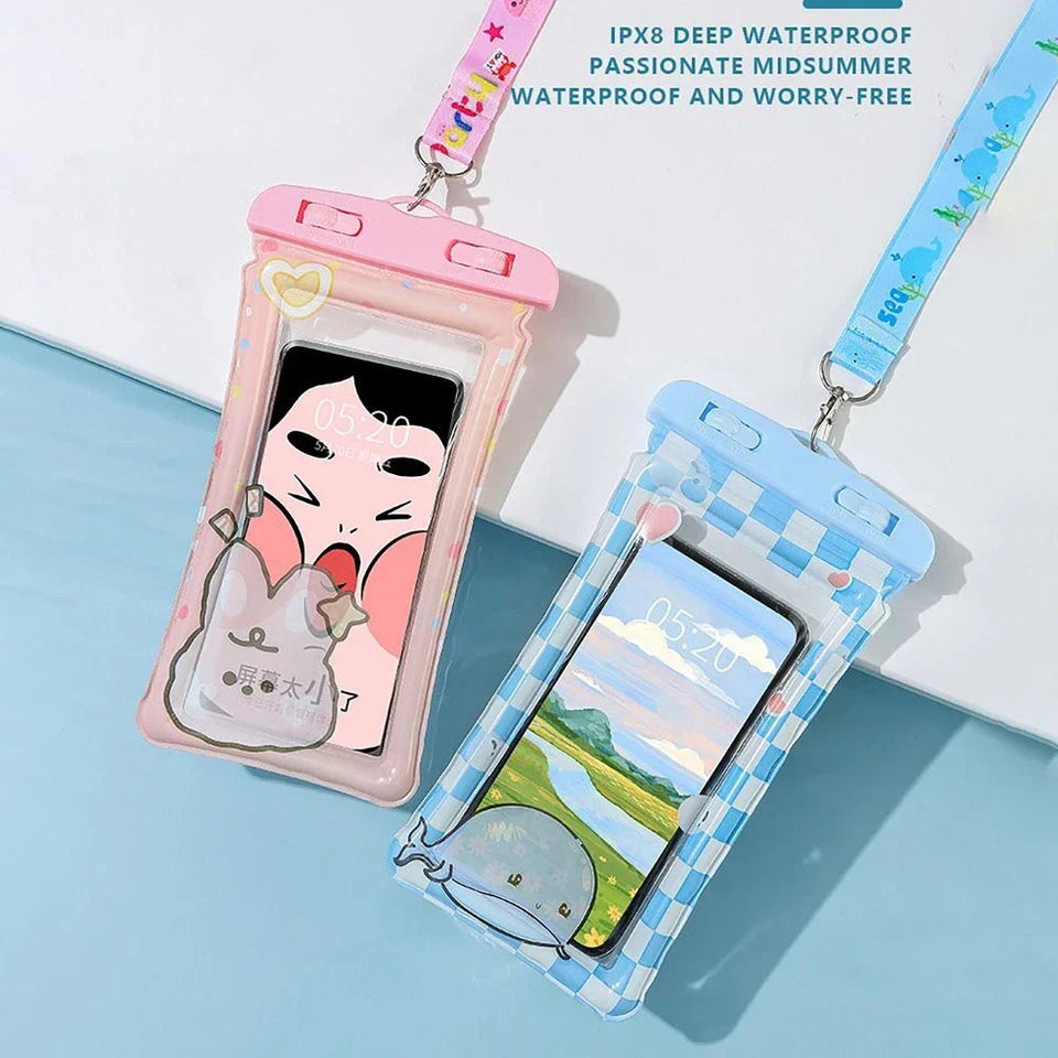 Imported - Printed Floating Waterproof Mobile Cover – Universal Fit for All Smartphones