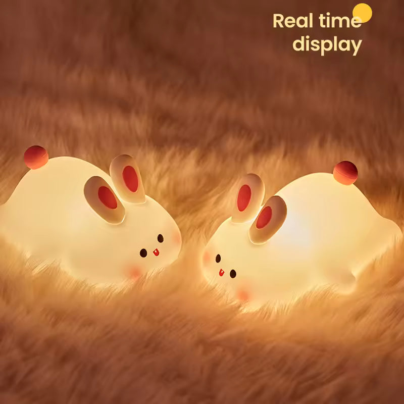 Cute Rabbit Desk Lamp – Premium Soft Night Light for Kids & Bedroom | LED Study Table Lamp in Pakistan