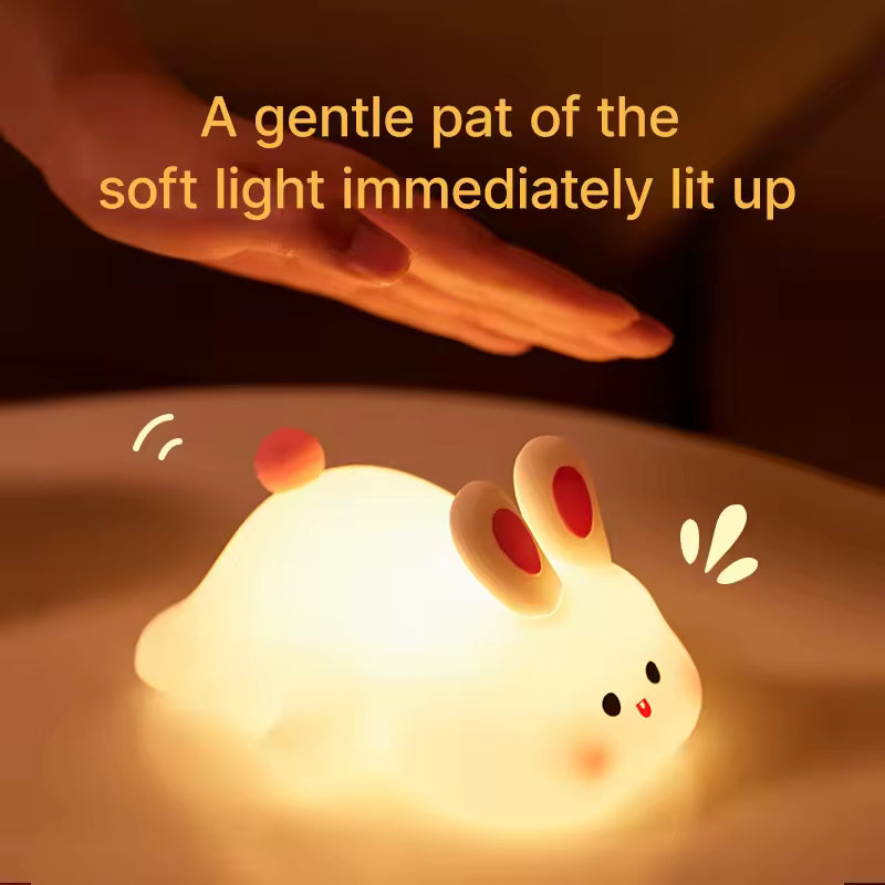 Cute Rabbit Desk Lamp – Premium Soft Night Light for Kids & Bedroom | LED Study Table Lamp in Pakistan