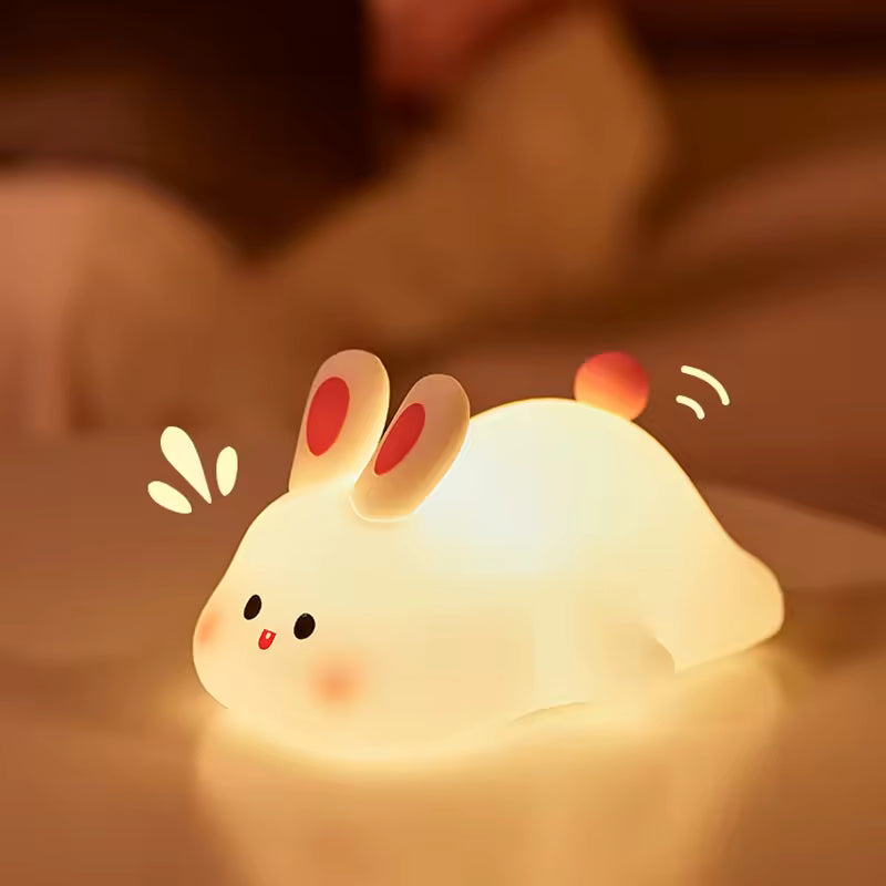 Cute Rabbit Desk Lamp – Premium Soft Night Light for Kids & Bedroom | LED Study Table Lamp in Pakistan