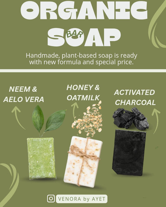 Organic handmade soap by Venora in Pakistan