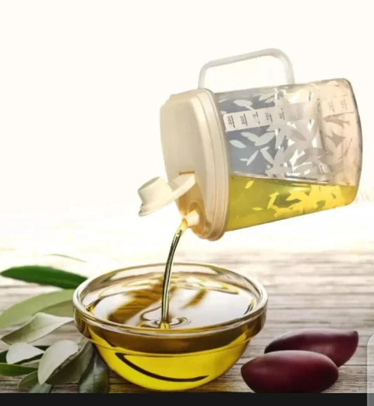 Premium Quality 1 Litre Plastic Oil Jug for Kitchen Cooking Oil Storage