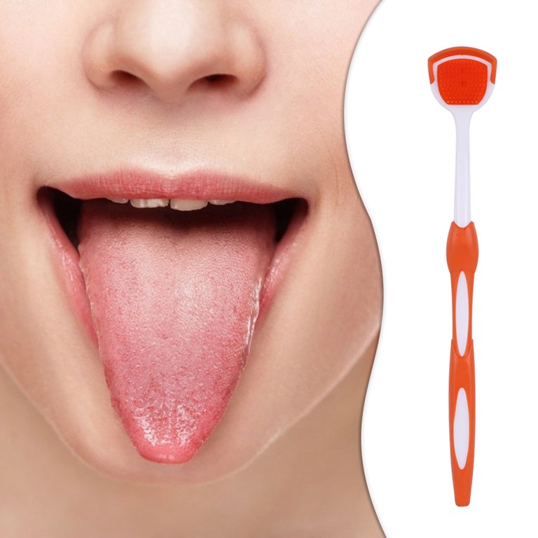 Premium Silicone Tongue Scraper – Oral Care Tongue Cleaner Brush for Adults | Bad Breath & Coating Removal Tool in Pakistan