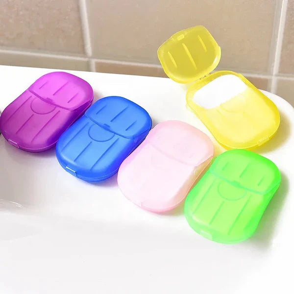 Portable Disposable Paper Soap (20 Sheets) – Travel-Friendly & Hygienic