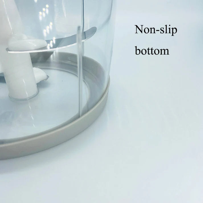 Manual Push Chopper 2L – Multifunctional ABS Plastic Kitchen Vegetable Cutter