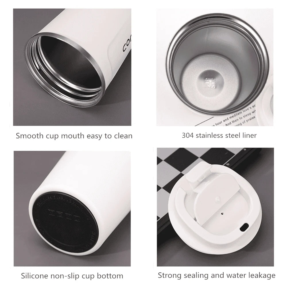 Premium Portable Smart Travel Coffee Mug with Digital Temperature Display