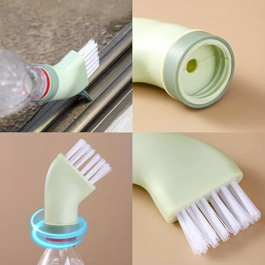 2 in 1 Bottle Cap Brush – Multipurpose Cleaning Tool for Lids & Bottlenecks