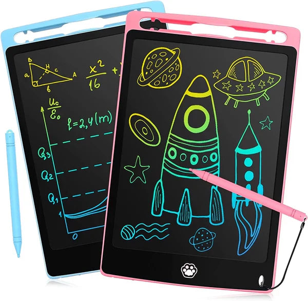 8.5-Inch LCD Colorful Writing Tablet for Kids – Reusable Drawing & Learning Pad