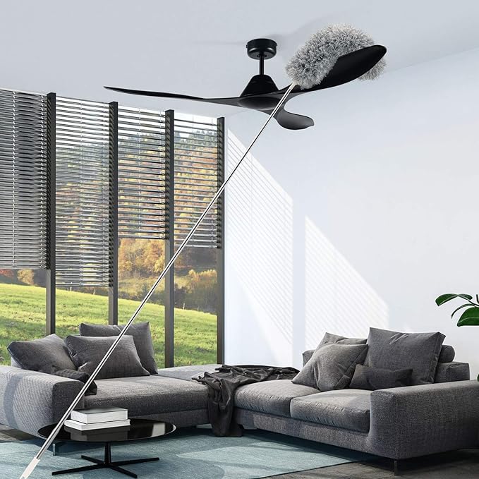 Premium Microfiber Gray Duster – Extendable Handle for Easy Cleaning