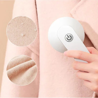 Premium Electric Lint Remover – Rechargeable Fabric Shaver & Clothes Fuzz Trimmer with USB Charging Cable