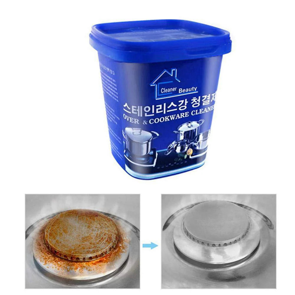 Powerful Stainless Steel Cookware Cleaner Paste – Solid Kitchen Oven Cleaner (Original China Made)